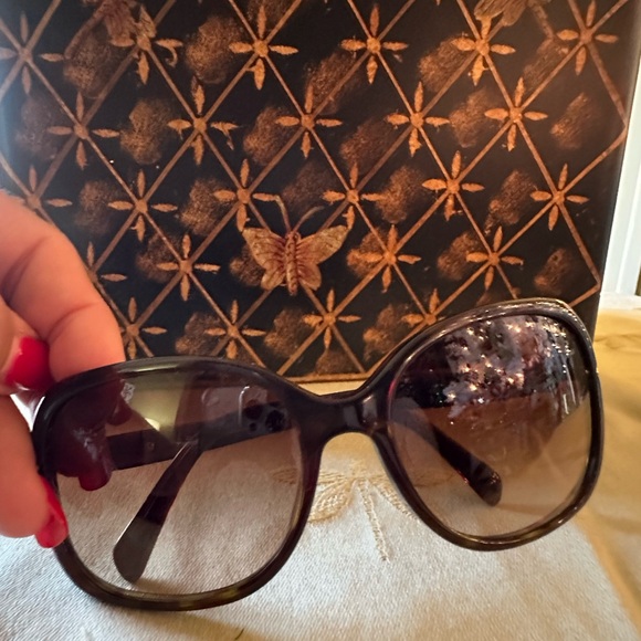 Authentic PRADA Sunglasses Dark Brown Gradient Lens SPR080 57017 2AU-6S1 130 3N. - Picture 5 of 11